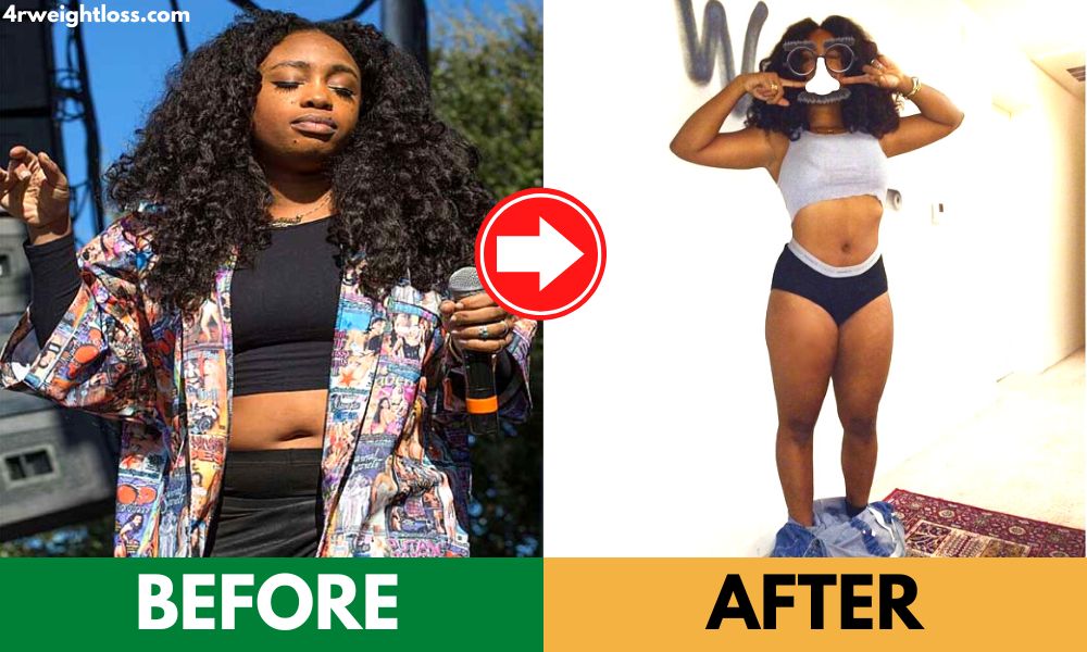 SZA Weight Loss Before and After photos